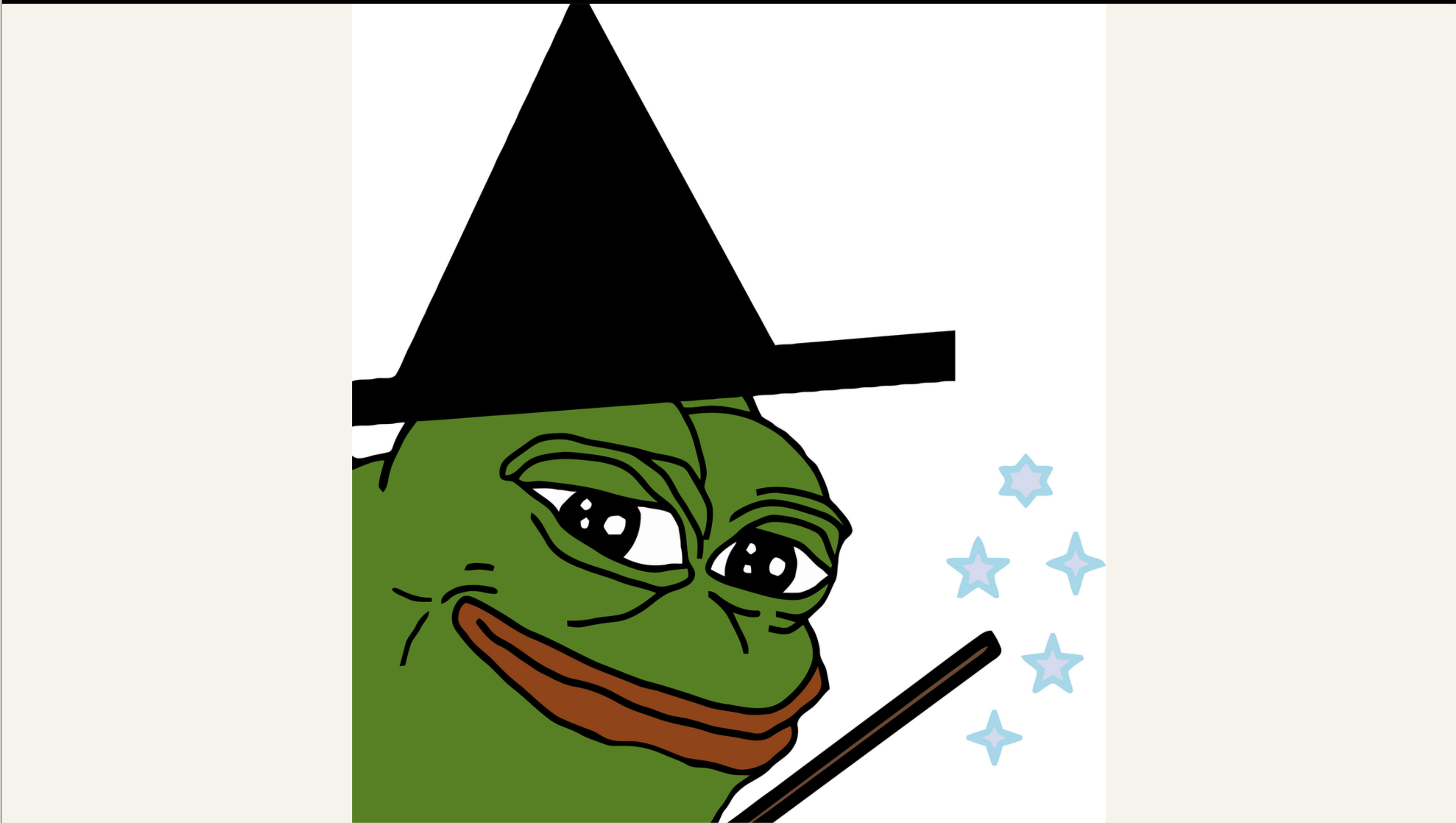 A wizard frog meme slide, the “they look like magic” opener